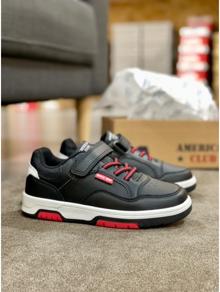 ДИТЯЧІ КРОСІВКИ AMERICAN CLUB RED CORDY